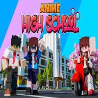 Anime High School: Mod For Minecraft logo