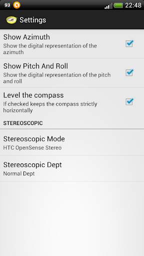 3D Stereoscopic Compass screenshot 2