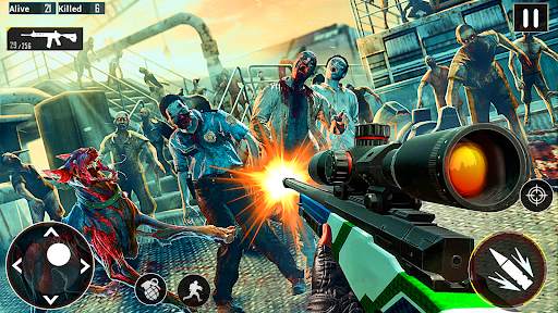 Zombie Hunter Sniper shooter screenshot 1