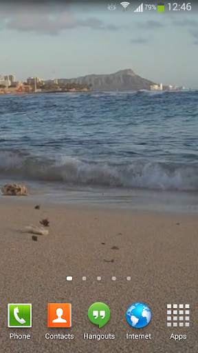 Beach Waves Live Wallpaper HD screenshot 2