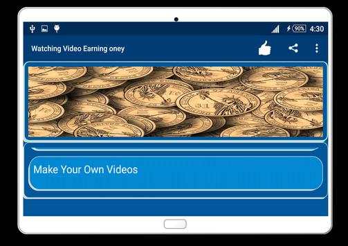 Watching Video Earning Money स्क्रीनशॉट 4