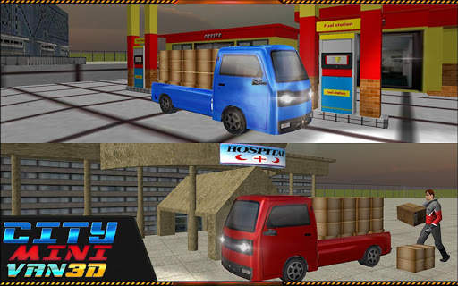 Mini sopir truk angkutan 3D screenshot 13