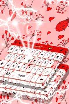 Ladybug Keyboard Theme screenshot 1