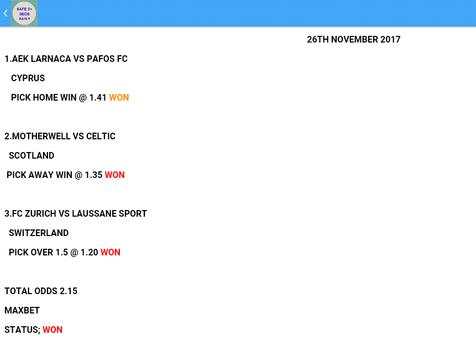 SURE DAILY ODDS screenshot 4