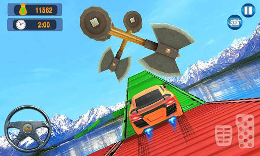 Mega ramp car driving - impossible car flip screenshot 3