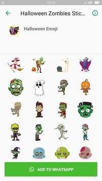 Halloween Emoji Sticker - Zombie Sticker screenshot 3