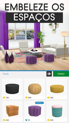 Home Makeover: Jogos de design de interiores screenshot 4