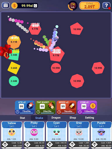 Idle Snakes - io games screenshot 22