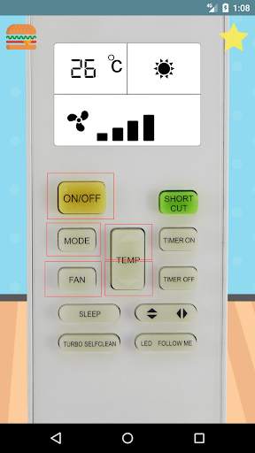 Remote Control For Sanyo Air Conditioner screenshot 4