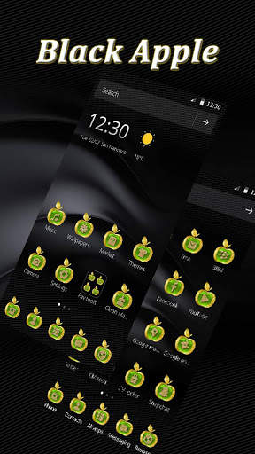 Black Apple Simple Theme screenshot 1