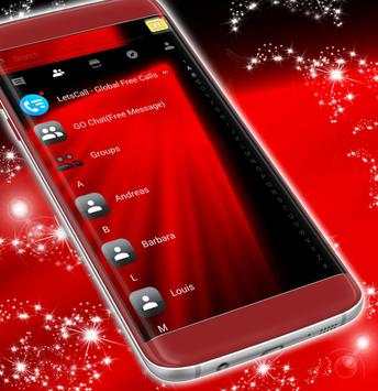 Red Blood Message Theme screenshot 5