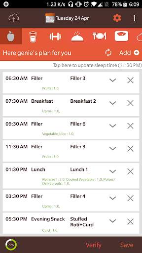 Nourish screenshot 2