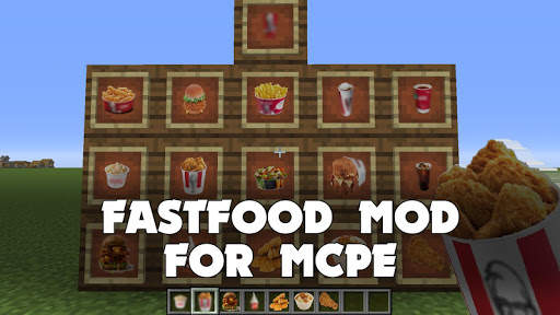 Fast Food Mod for Minecraft PE 🍟 3 تصوير الشاشة