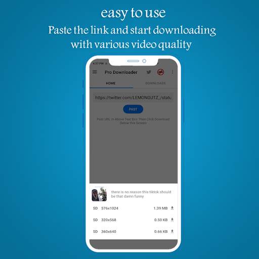 pro downloader from Twitter screenshot 1