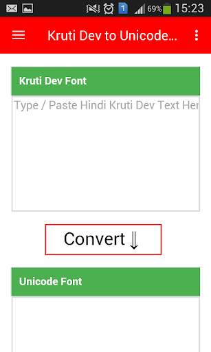 Kruti Dev to Unicode Convertor screenshot 5
