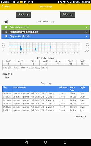 Bus Driver Hours of Service EL screenshot 4