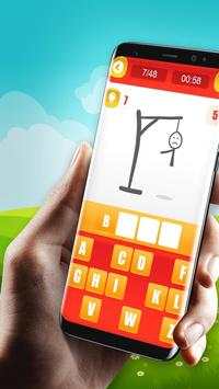 Hangman - Guess the Word - Vocabulary Games screenshot 1