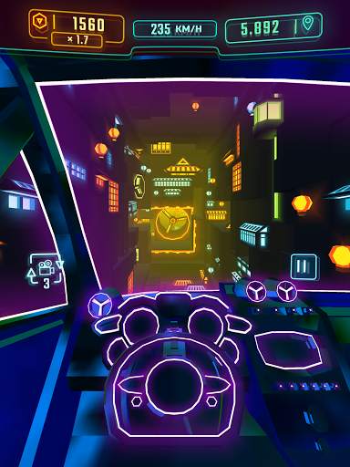 Neon Flytron: Cyberpunk Racer screenshot 12