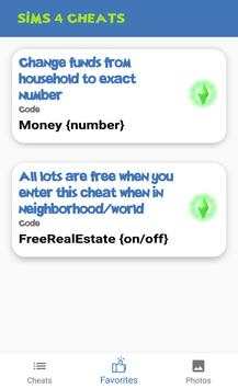 Sims 4 Cheats screenshot 5
