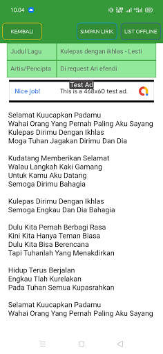 Lirik lagu Pro screenshot 3