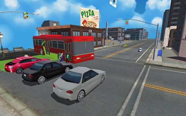Bus Simulator 3D 2016 : City screenshot 8
