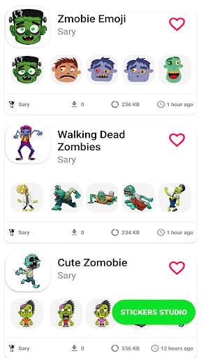 Scary Zombie Stickers for WAStickerApps screenshot 4