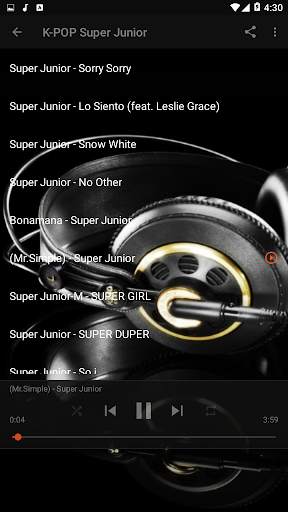 Super Junior K-POP Songs* screenshot 4