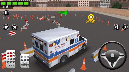 Emergency Car Driving Simulator screenshot 1