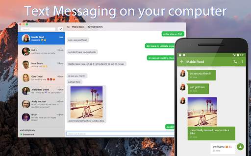 DeskSMS - Desktop Text Messaging Messenger screenshot 1