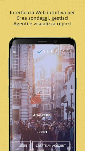 App per sondaggi Survtapp screenshot 1