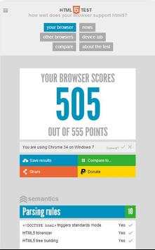 HTML 5 Browser tester screenshot 3