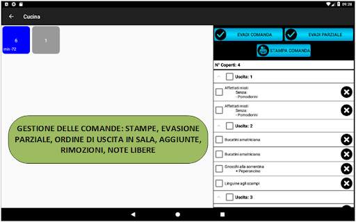 Gestione Comande Ristorante 15 تصوير الشاشة