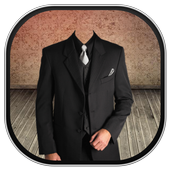 Men Suit Fashion Photo Montage icon