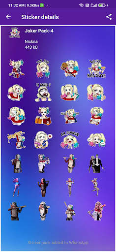 Joker Stickers -WAStickersApp screenshot 6