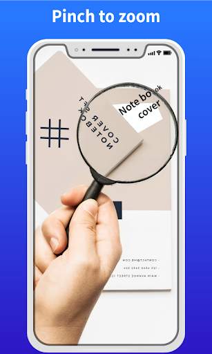 Magnifier Pro and magnifying glass with Flashlight screenshot 2