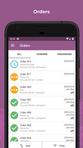 Delivery Boy Mobile Application for WooCommerce screenshot 3