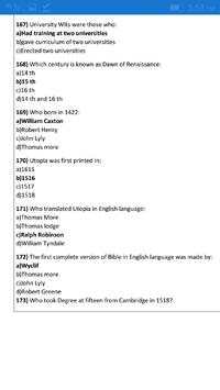 MCQS Of English Literature With Answers скриншот 5