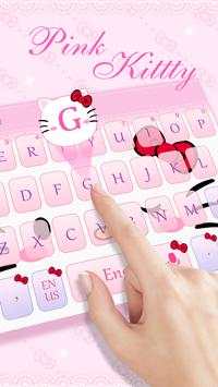 Pink kitty keyboard screenshot 3