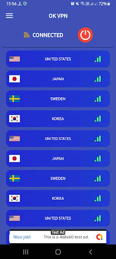 OK VPN screenshot 1
