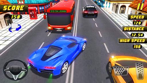 Car Racing in Fast Highway Traffic screenshot 17