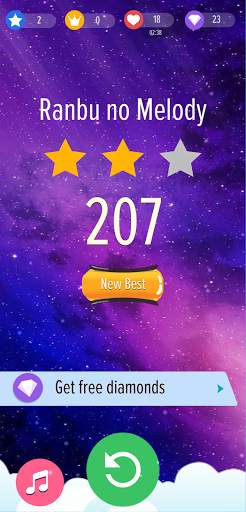 Anime Piano Tiles Offline - Free Magic Piano Games screenshot 5