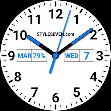 Analog Watch Face Plus-7 for Wear OS by Google screenshot 3