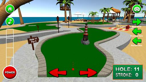 Mini Golf 3D Tropical Resort 2 स्क्रीनशॉट 5