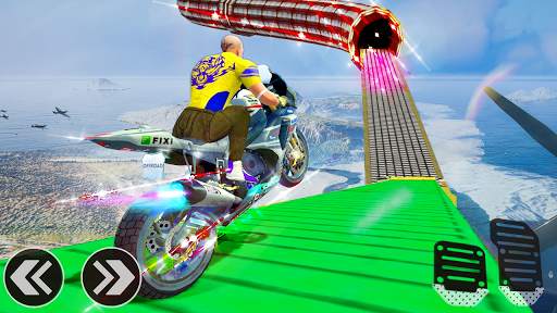 Crazy Bike Driving Simulator : 3D Stunt Game screenshot 3