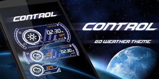 Control GO Weather Widget Theme screenshot 3