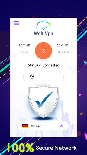 Wolf VPN - Super Unlimited VPN Proxy Secure Wi-Fi screenshot 1