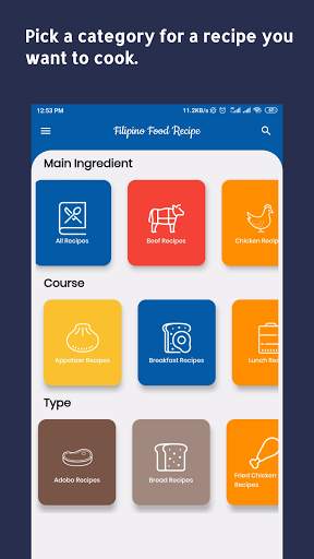 Filipino Food Recipe App screenshot 1