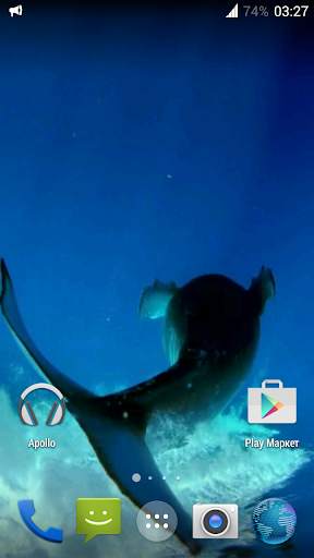 Whale 3D. Video wallpaper screenshot 3