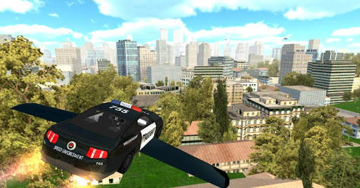 Flying Police Car Simulator screenshot 2
