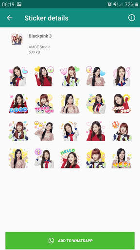 Sticker Blackpink for Whatsapp screenshot 4